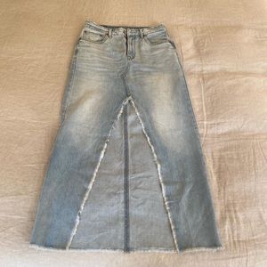 American Eagle Denim Midi Skirt